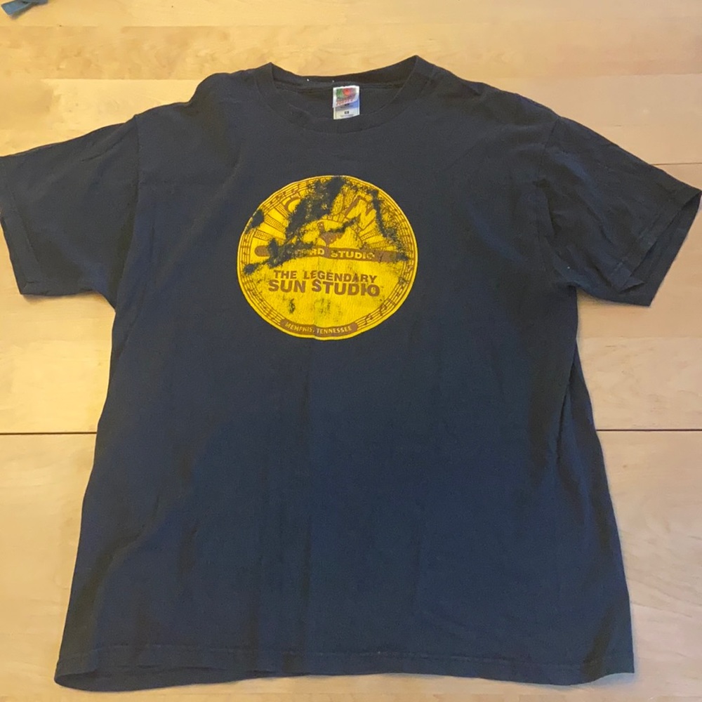 Vintage Black Sun Records t shirt